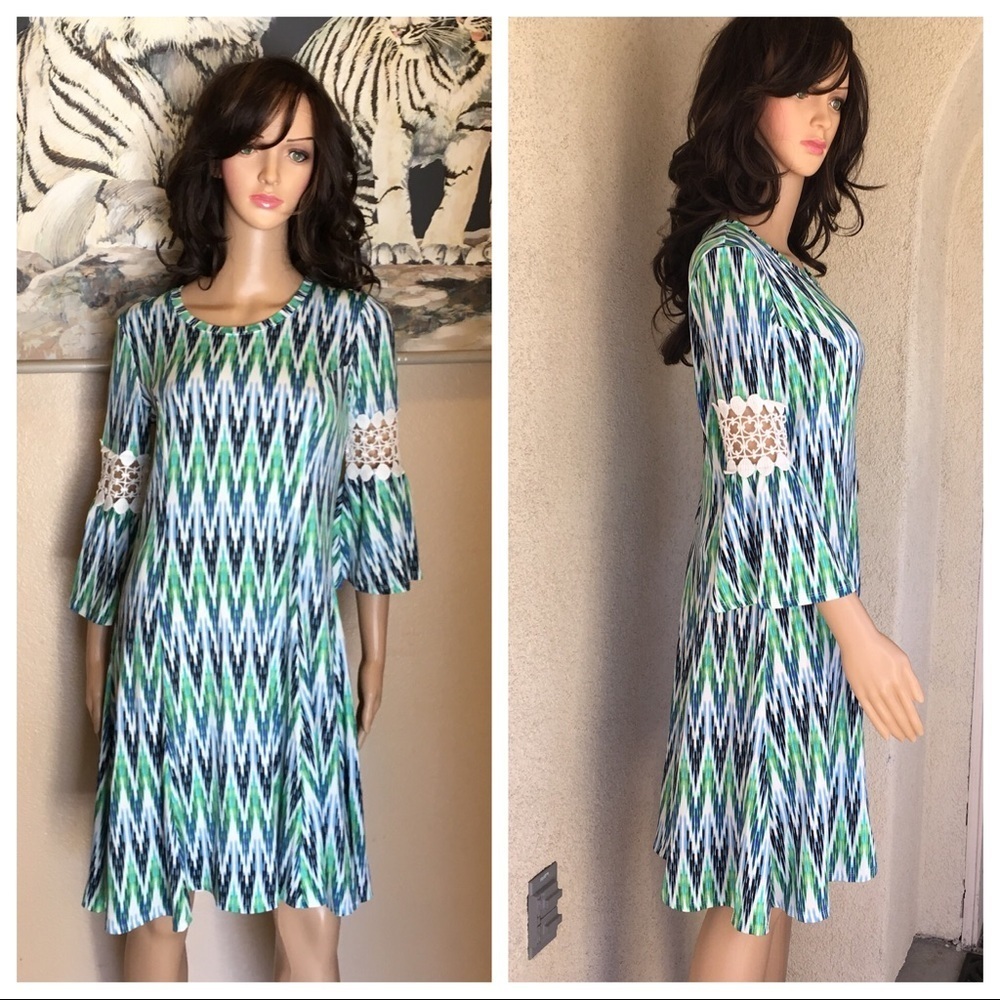 NWT Ny Collection multicolored Women’s drees Sz PS